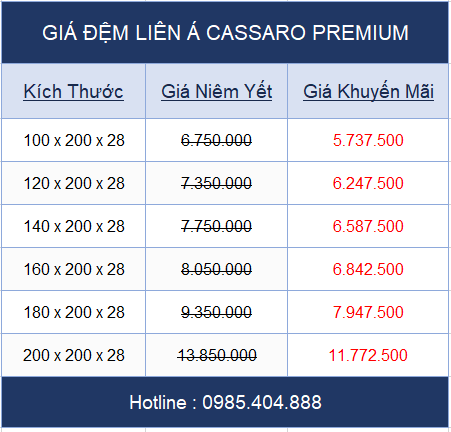 bang-gia-dem-cassaro-premium